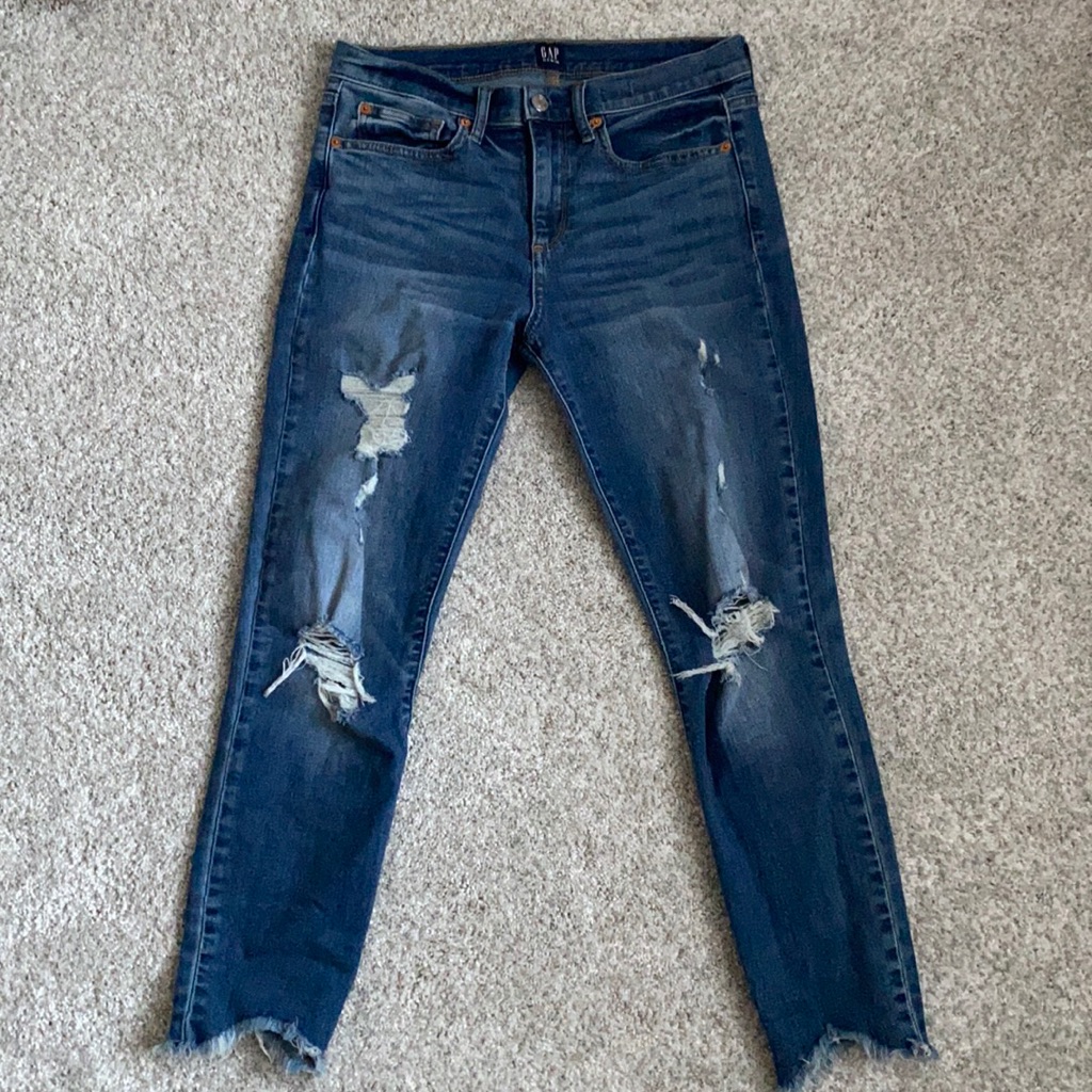 Gap Destroyed Skinny Jeans